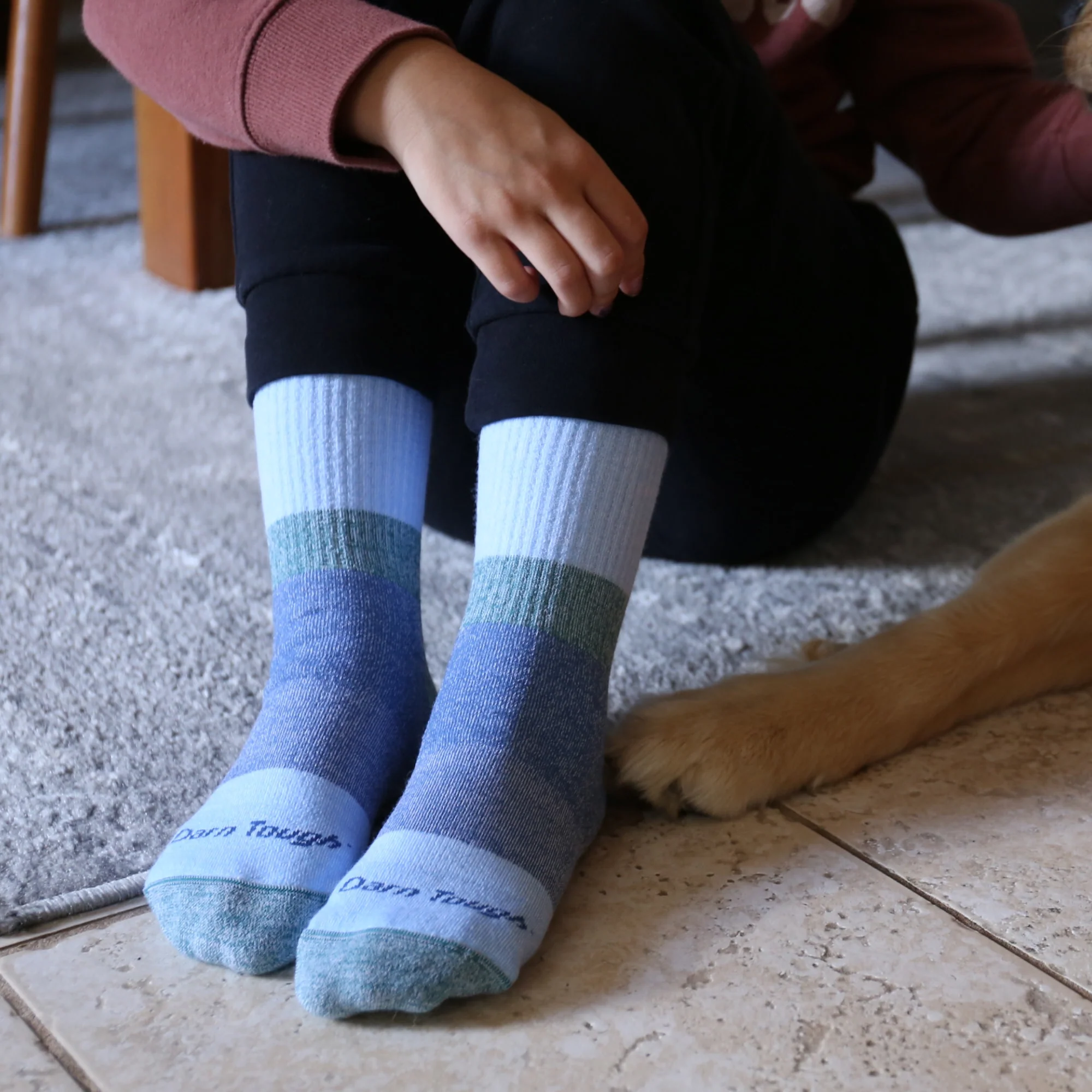 Kids Hill Topper Micro Crew Heavyweight Hiking Socks - Image 5