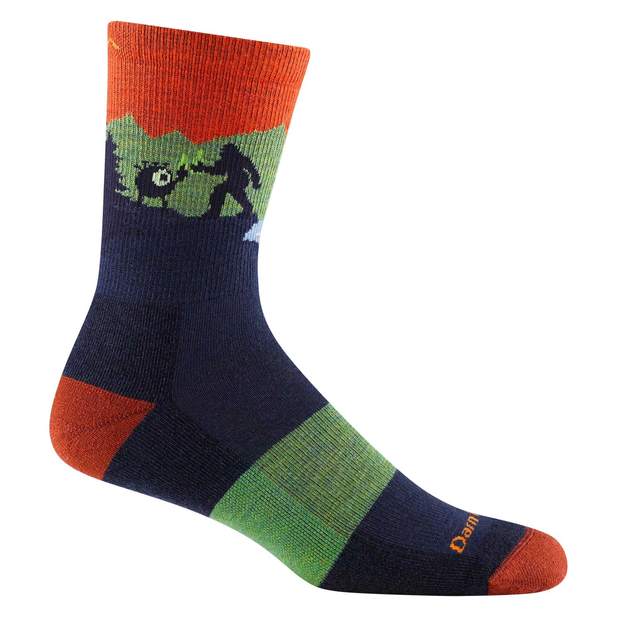 Men's Close Encounters Micro Crew Midweight Hiking Socks - Image 2