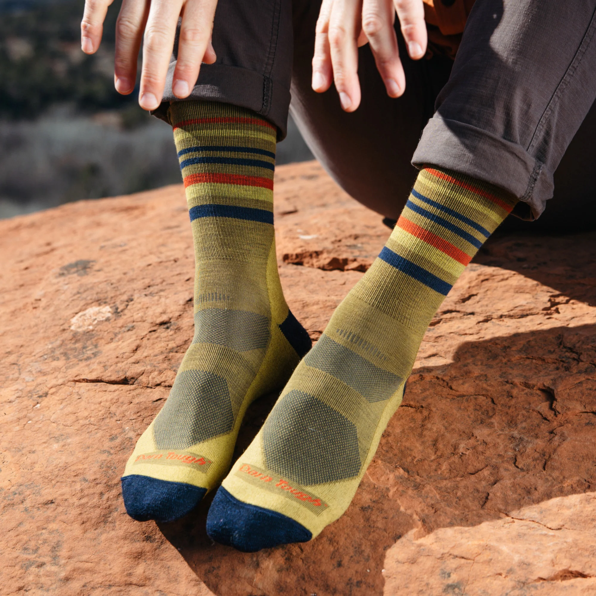 Men's Fastpack Micro Crew Lightweight Hiking Socks - Image 4
