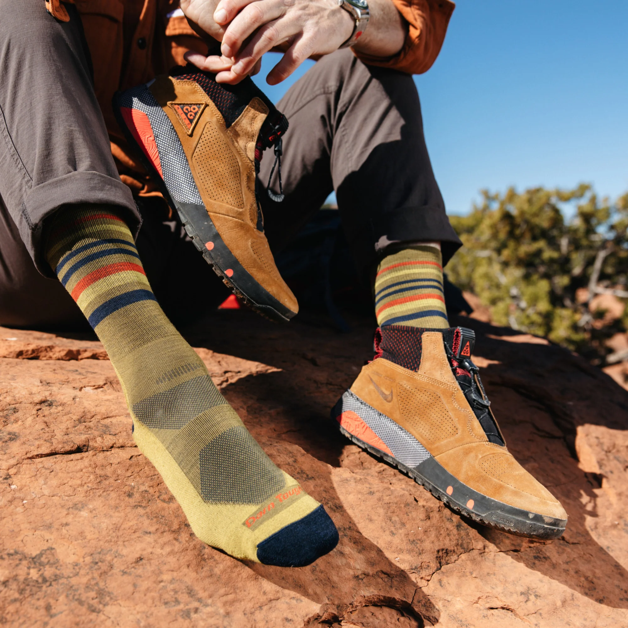 Men's Fastpack Micro Crew Lightweight Hiking Socks - Image 5