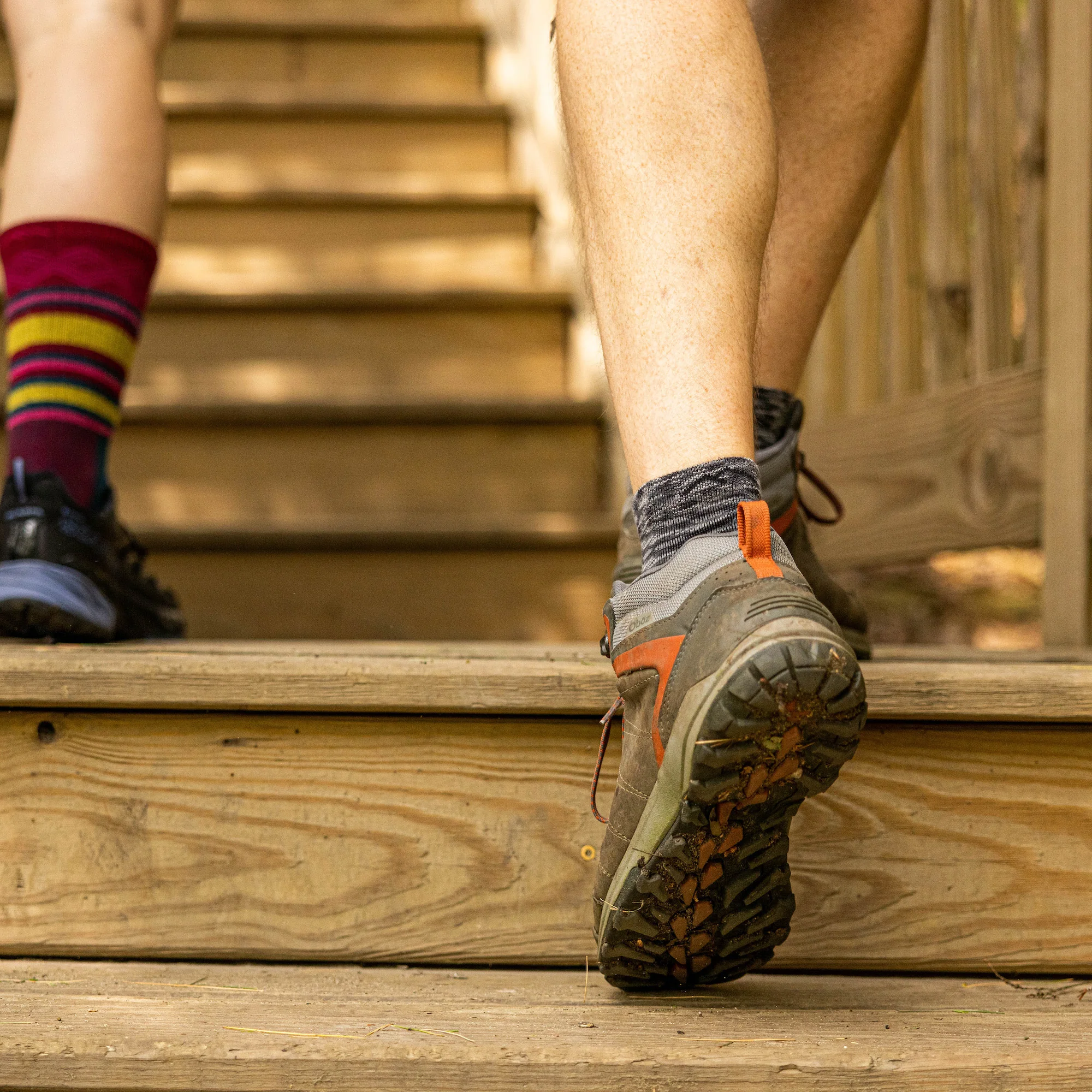 Men's Light Hiker Quarter Lightweight Hiking Socks - Image 5