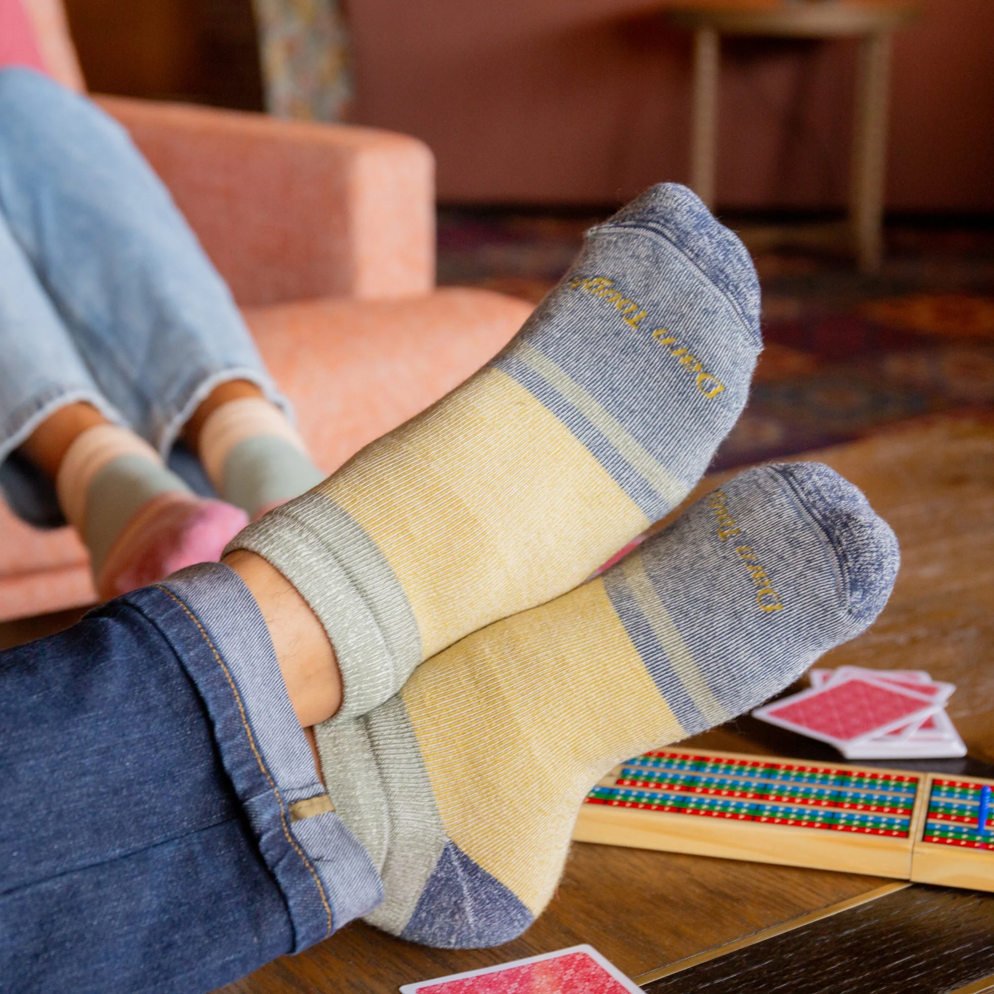 Men's Apres No Show Heavyweight Lifestyle Socks - Image 4