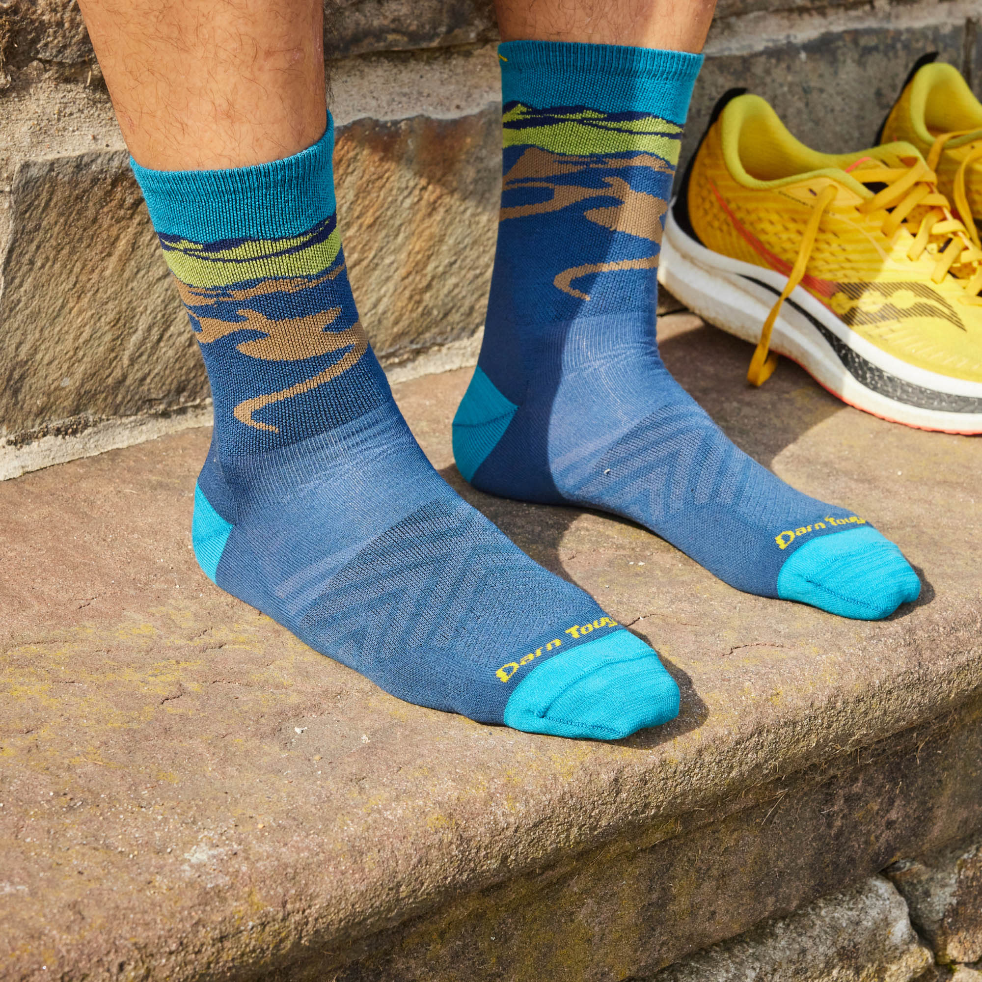 Men's Ridge Runner Micro Crew Ultra-Lightweight Running Socks - Image 5