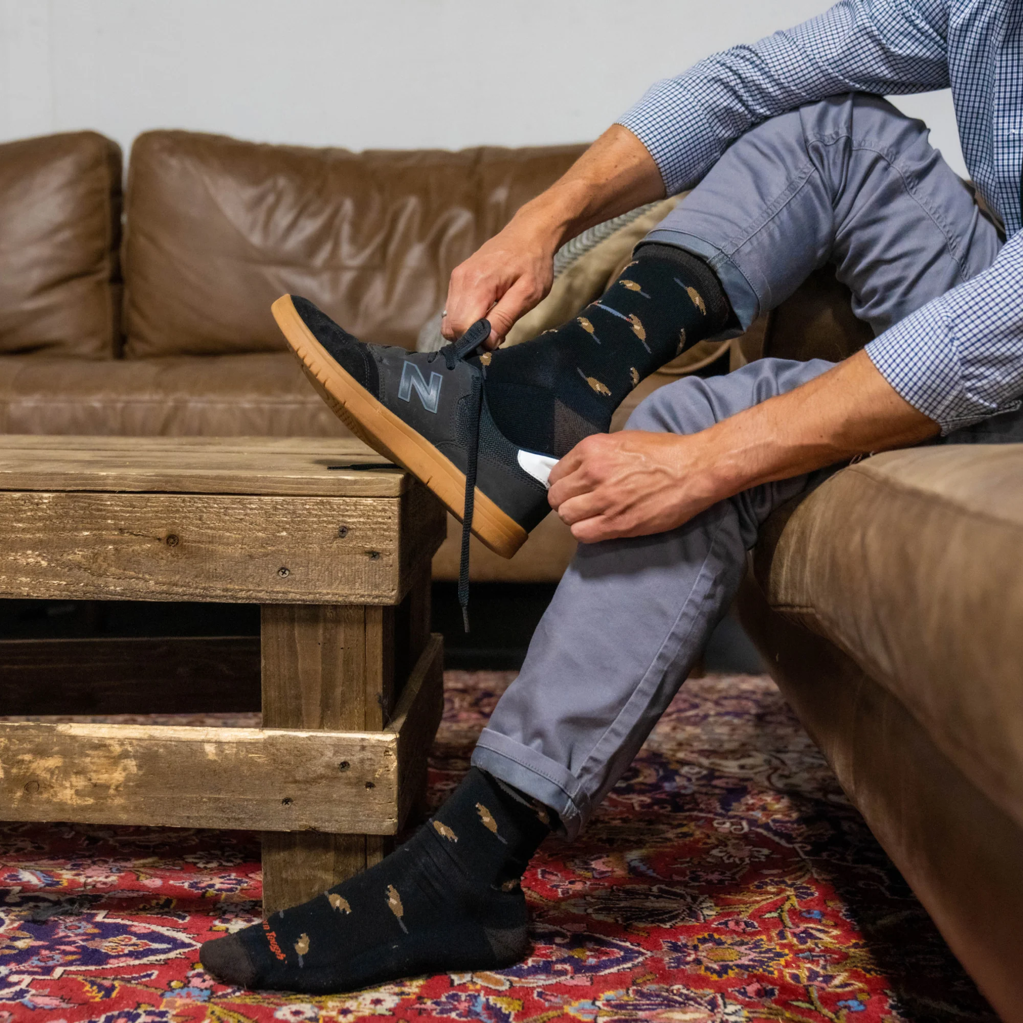 Men's Sawtooth Crew Lightweight Lifestyle Socks - Image 5
