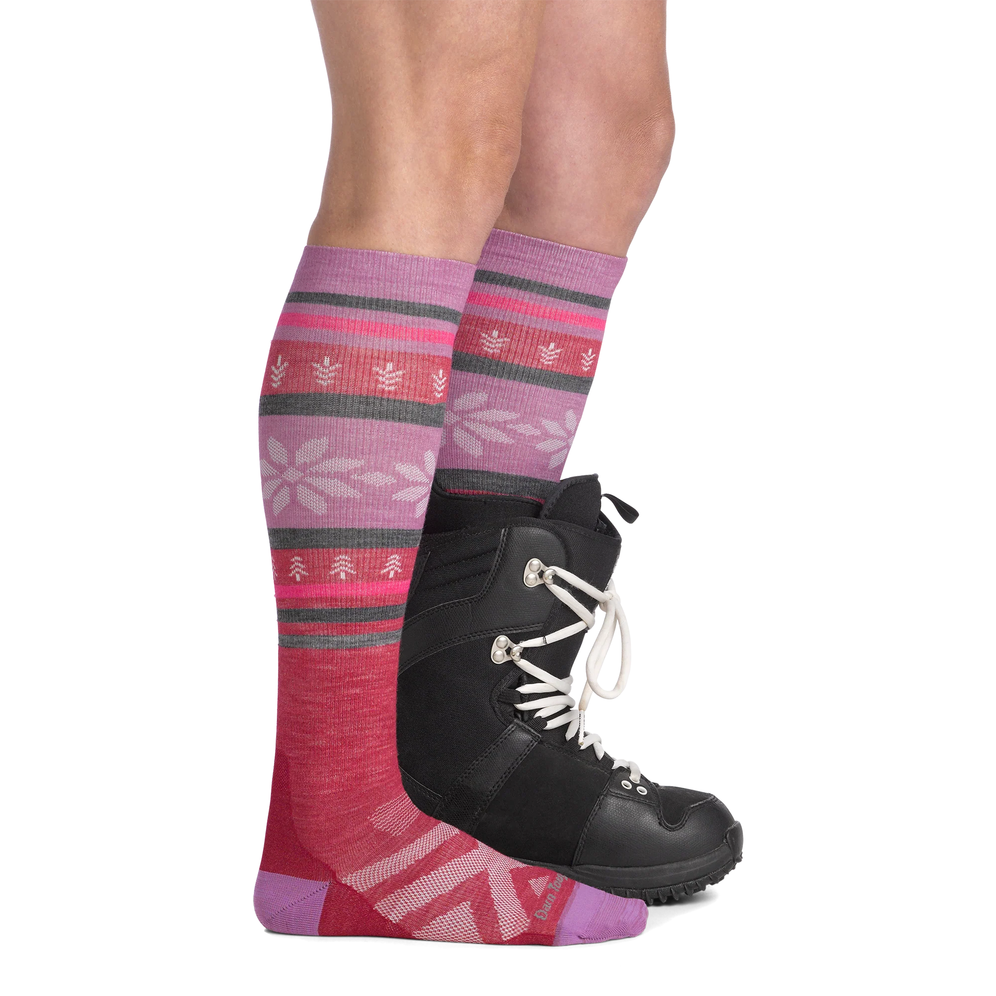 Women's Alpine Over-the-Calf Lightweight Ski & Snowboard Socks - Image 3
