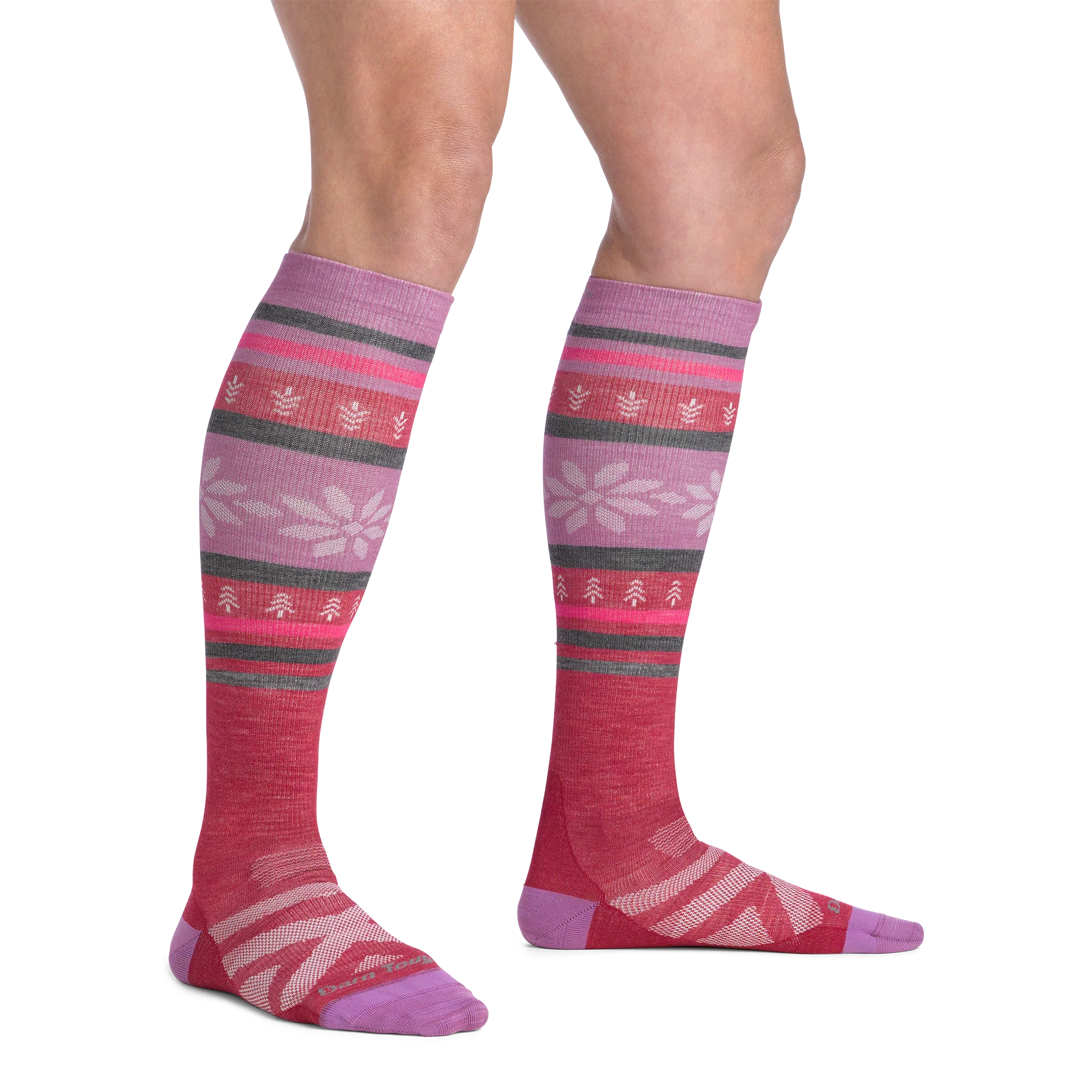 Women's Alpine Over-the-Calf Lightweight Ski & Snowboard Socks - Image 4