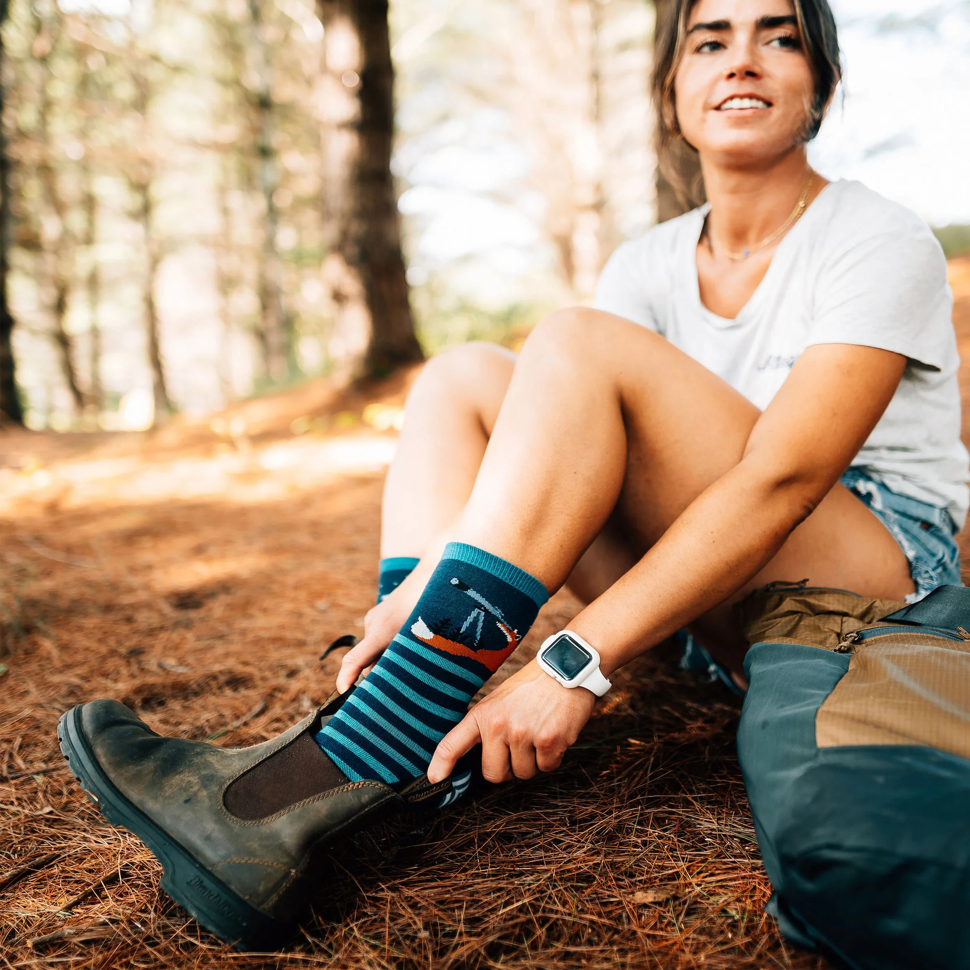 Women's Animal Haus Crew Lightweight Lifestyle Socks - Image 9