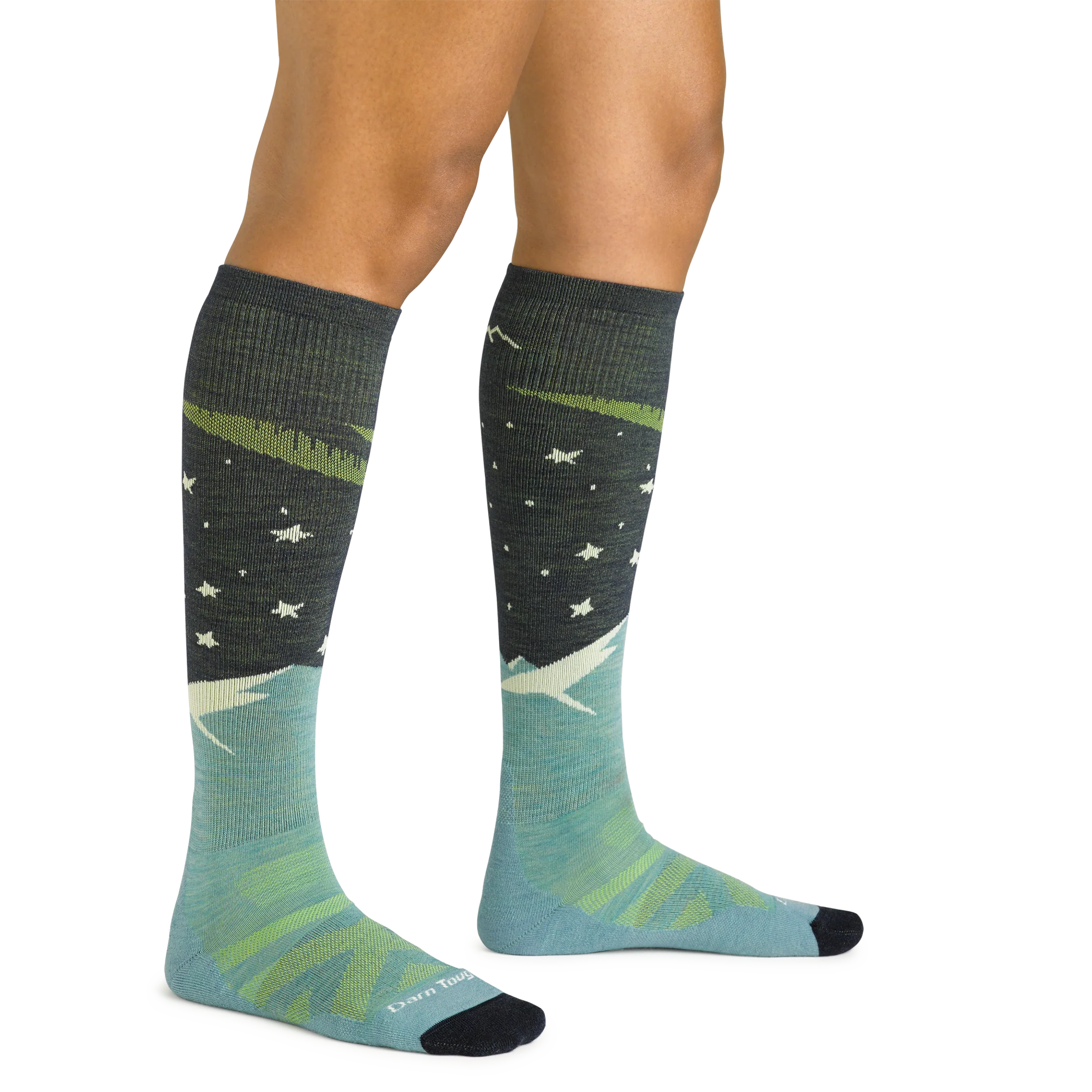 Women's Aurora Over-the-Calf Lightweight Ski & Snowboard Socks - Image 5