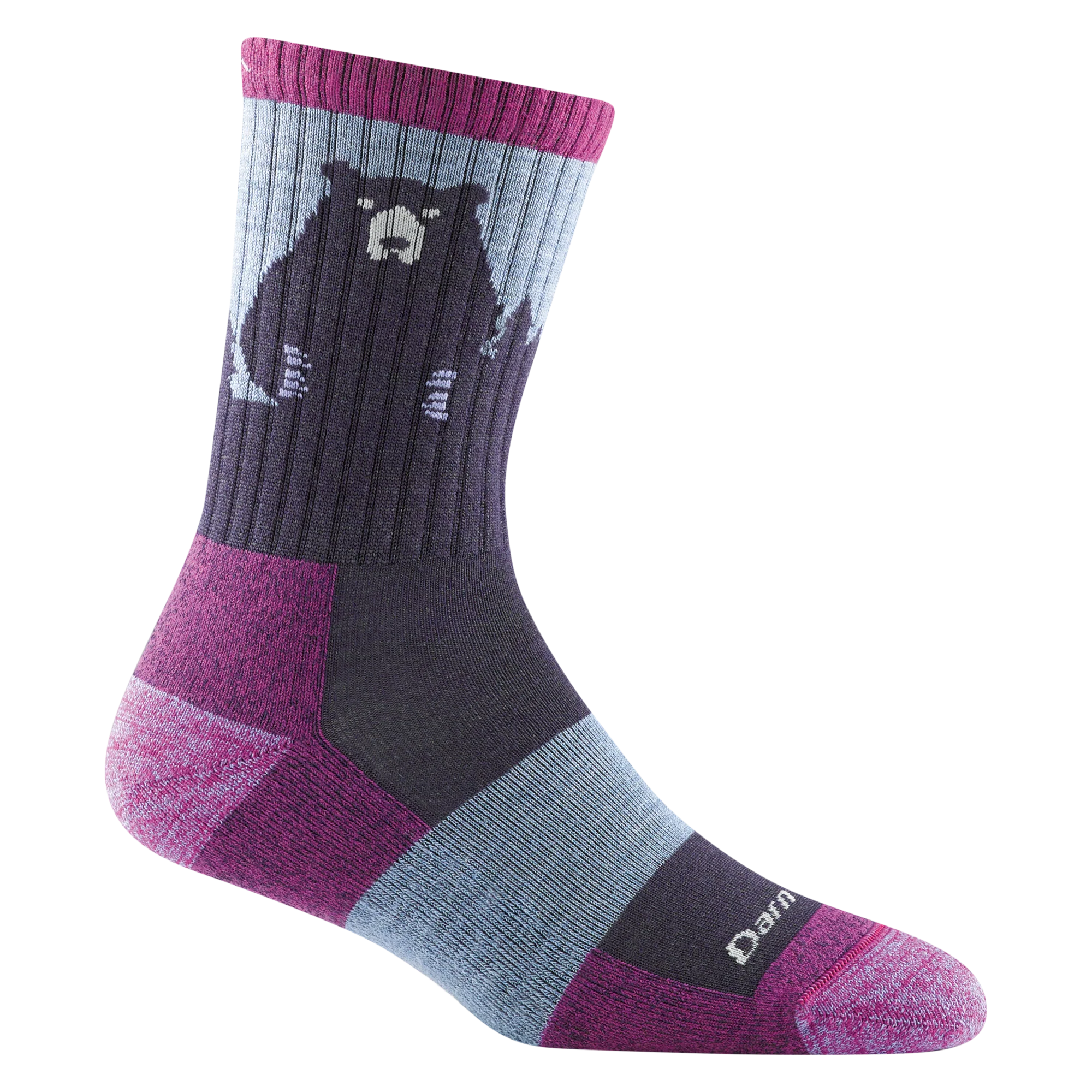Women's Bear Town Micro Crew Lightweight Hiking Socks - Image 12