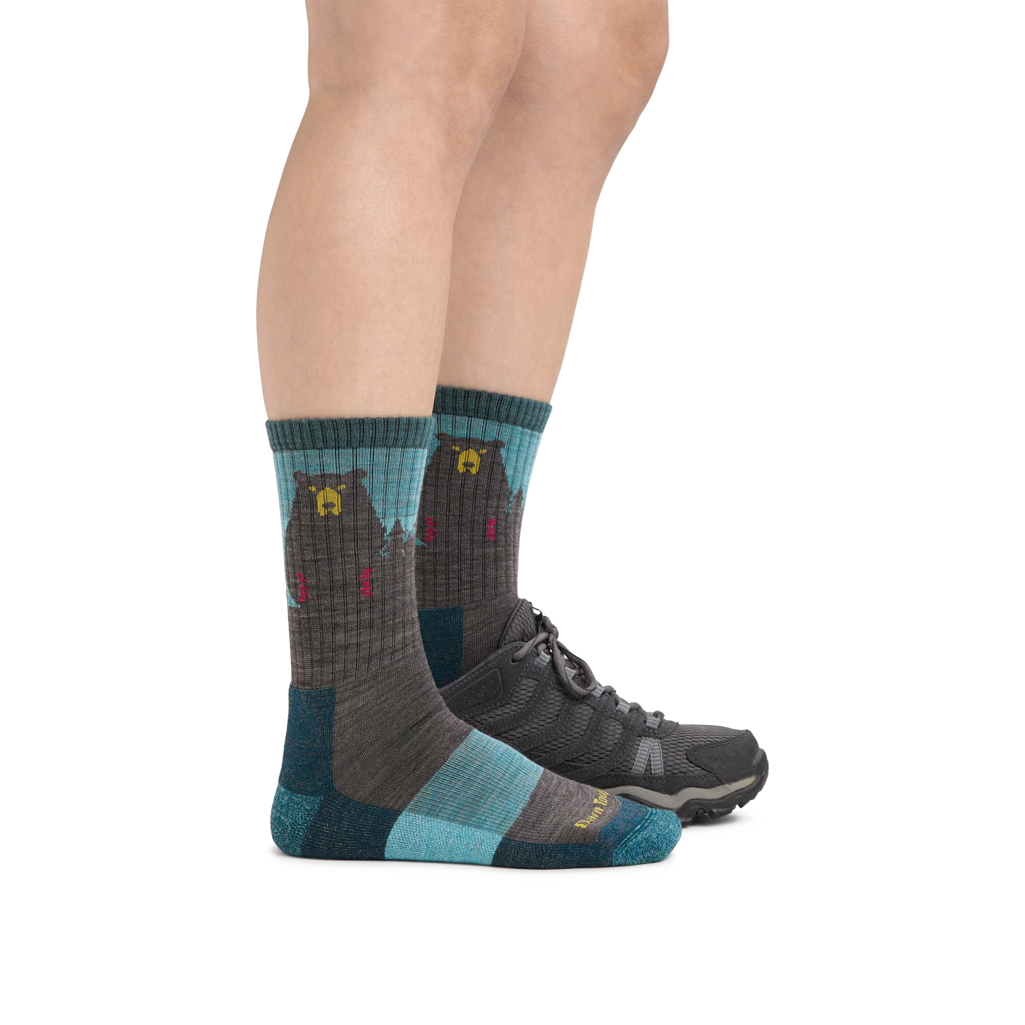 Women's Bear Town Micro Crew Lightweight Hiking Socks - Image 8