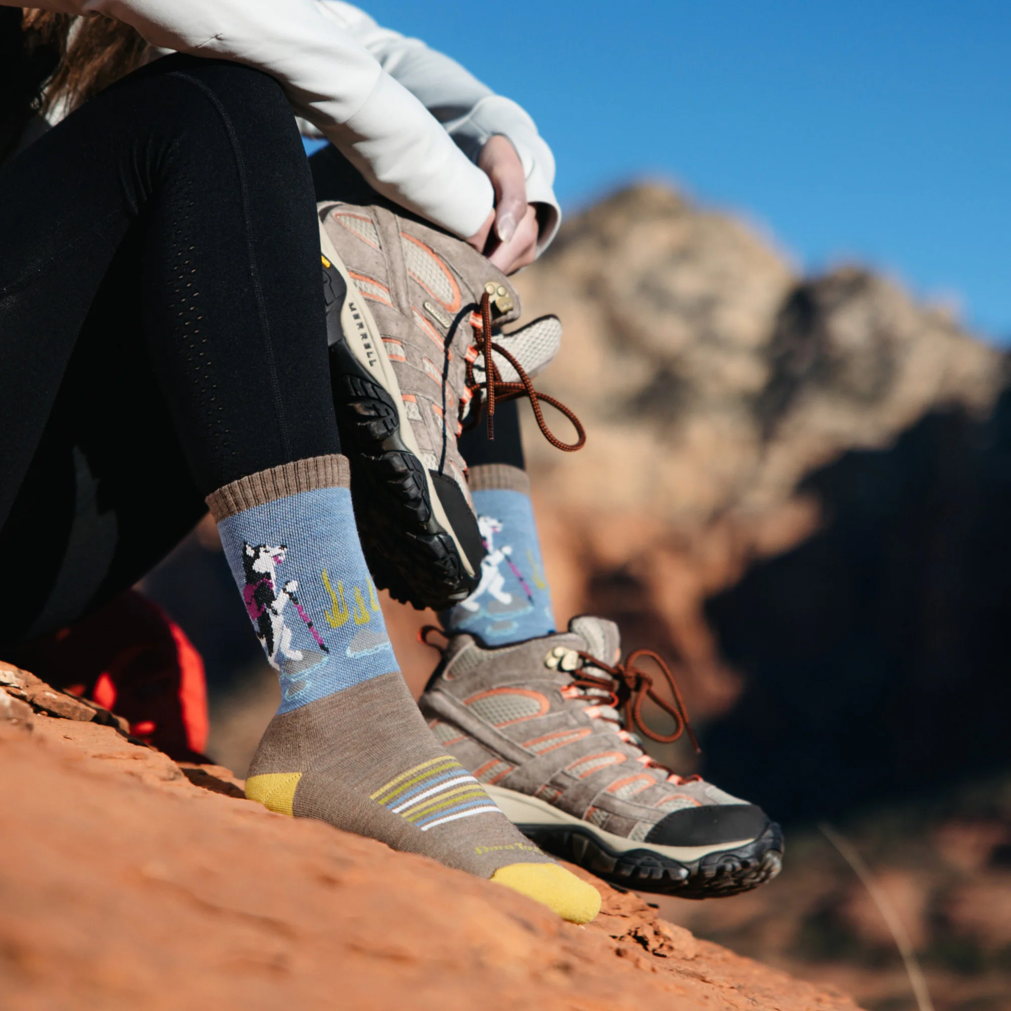 Women's Critter Club Micro Crew Lightweight Hiking Socks - Image 14