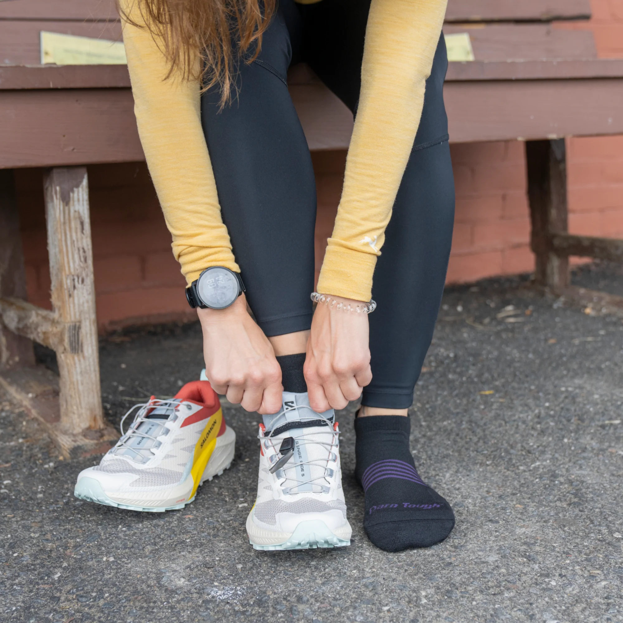 Women's Element No Show Tab Lightweight Running Socks - Image 6