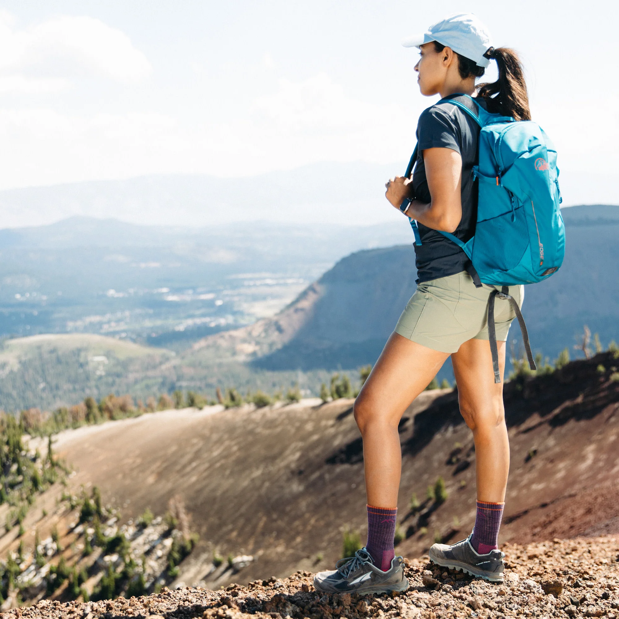 Women's Hiker Micro Crew Midweight Hiking Socks - Image 16