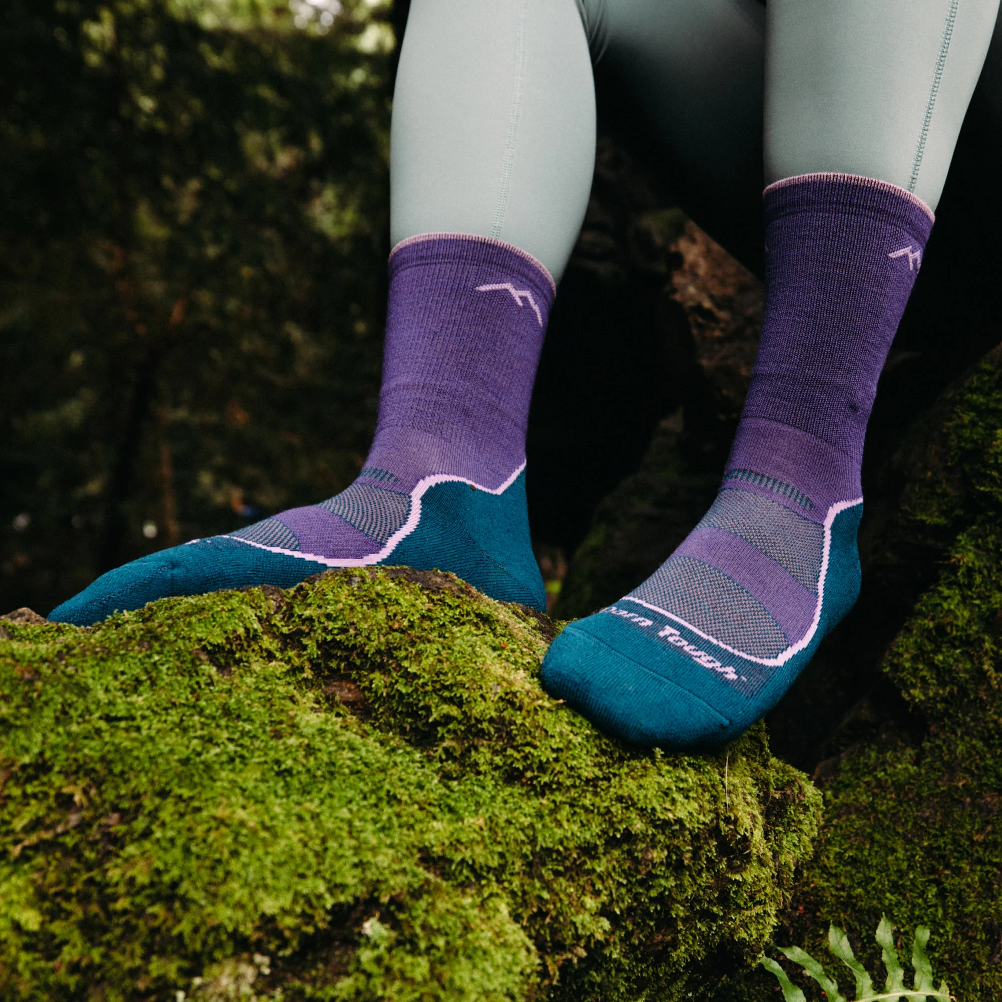 Women's Light Hiker Micro Crew Lightweight Hiking Socks - Image 2
