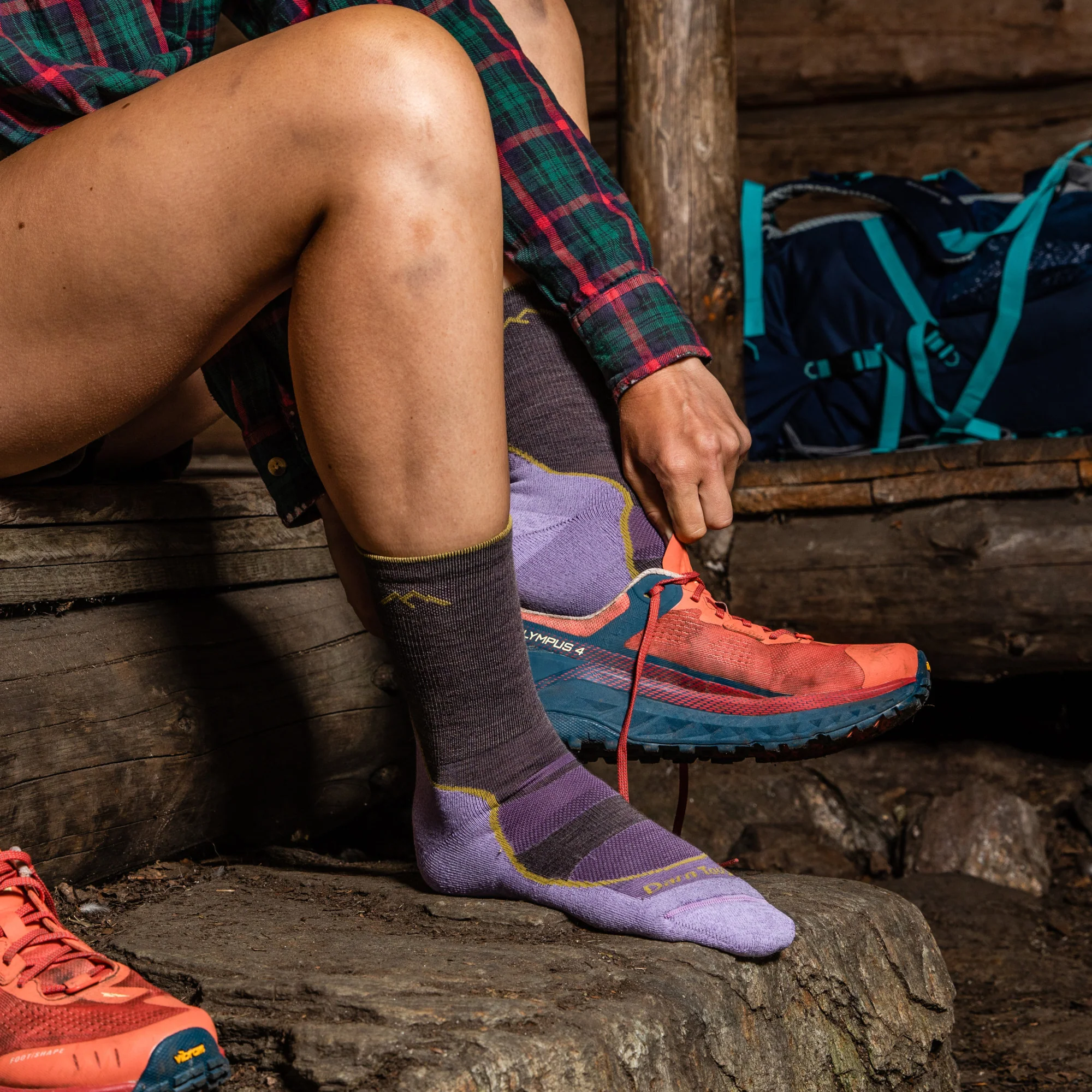 Women's Light Hiker Micro Crew Lightweight Hiking Socks - Image 5