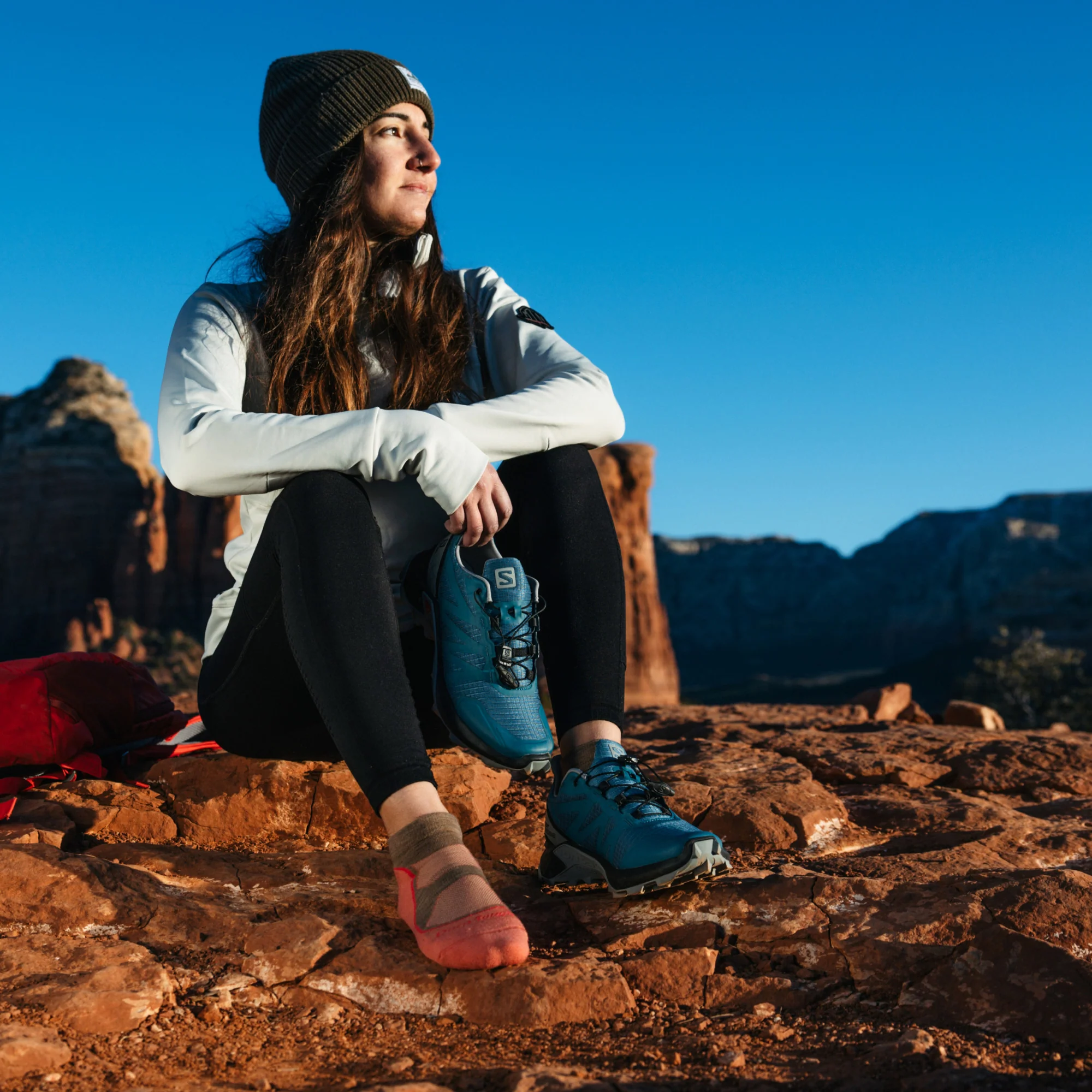 Women's Light Hiker No Show Lightweight Hiking Socks - Image 5