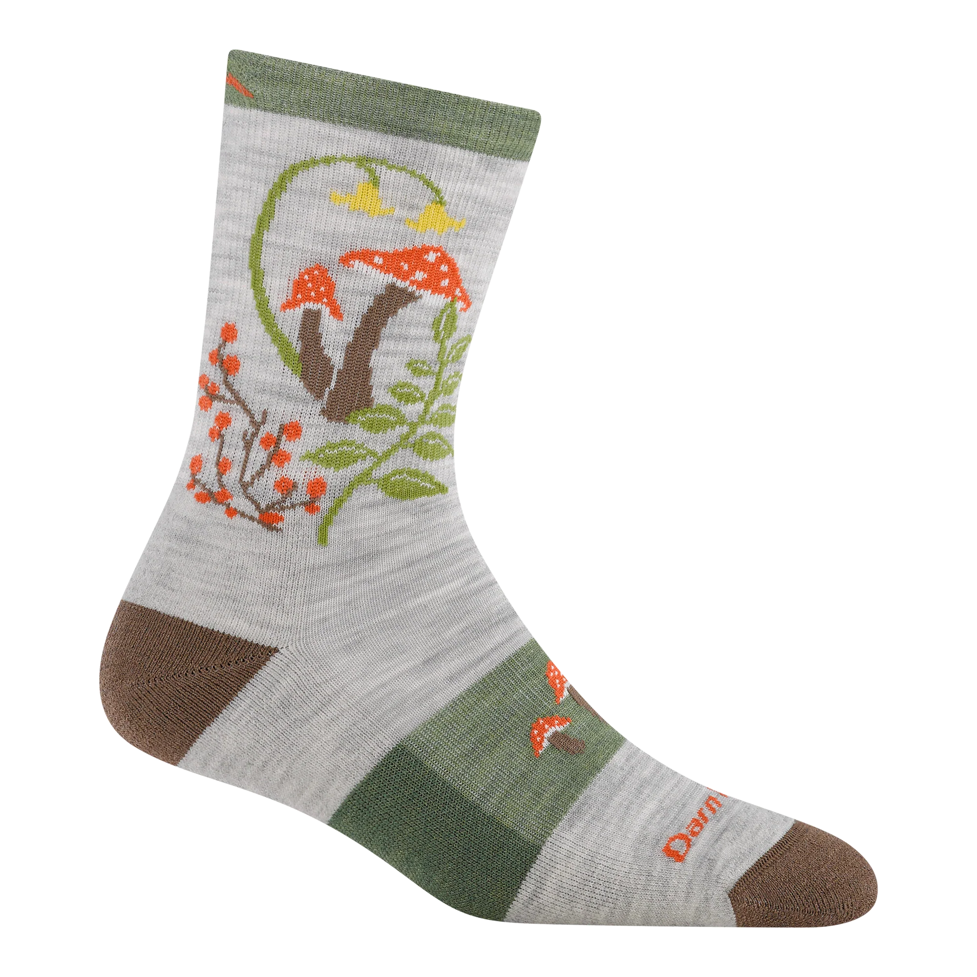 Women's Mellow Mushrooms Micro Crew Lightweight Hiking Socks
