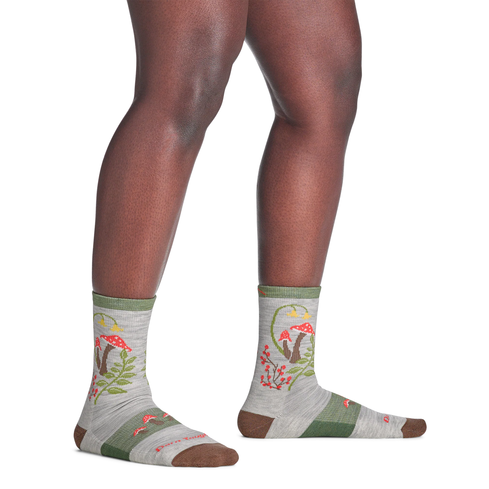 Women's Mellow Mushrooms Micro Crew Lightweight Hiking Socks - Image 4
