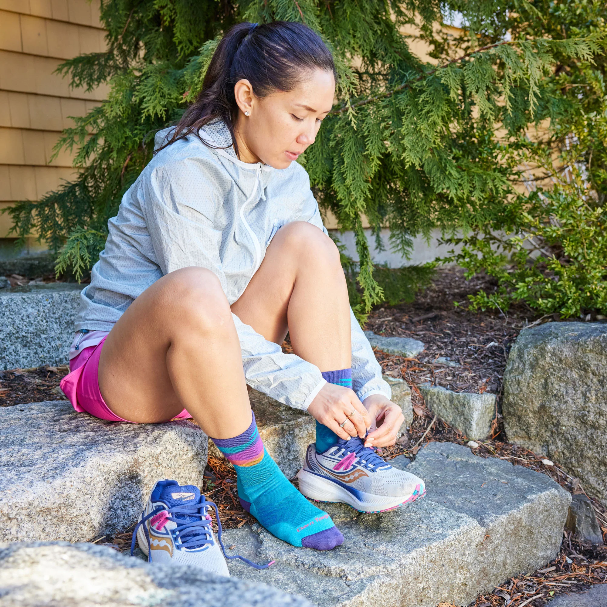 Women's Mirnavated Micro Crew Ultra-Lightweight Running Socks - Image 4