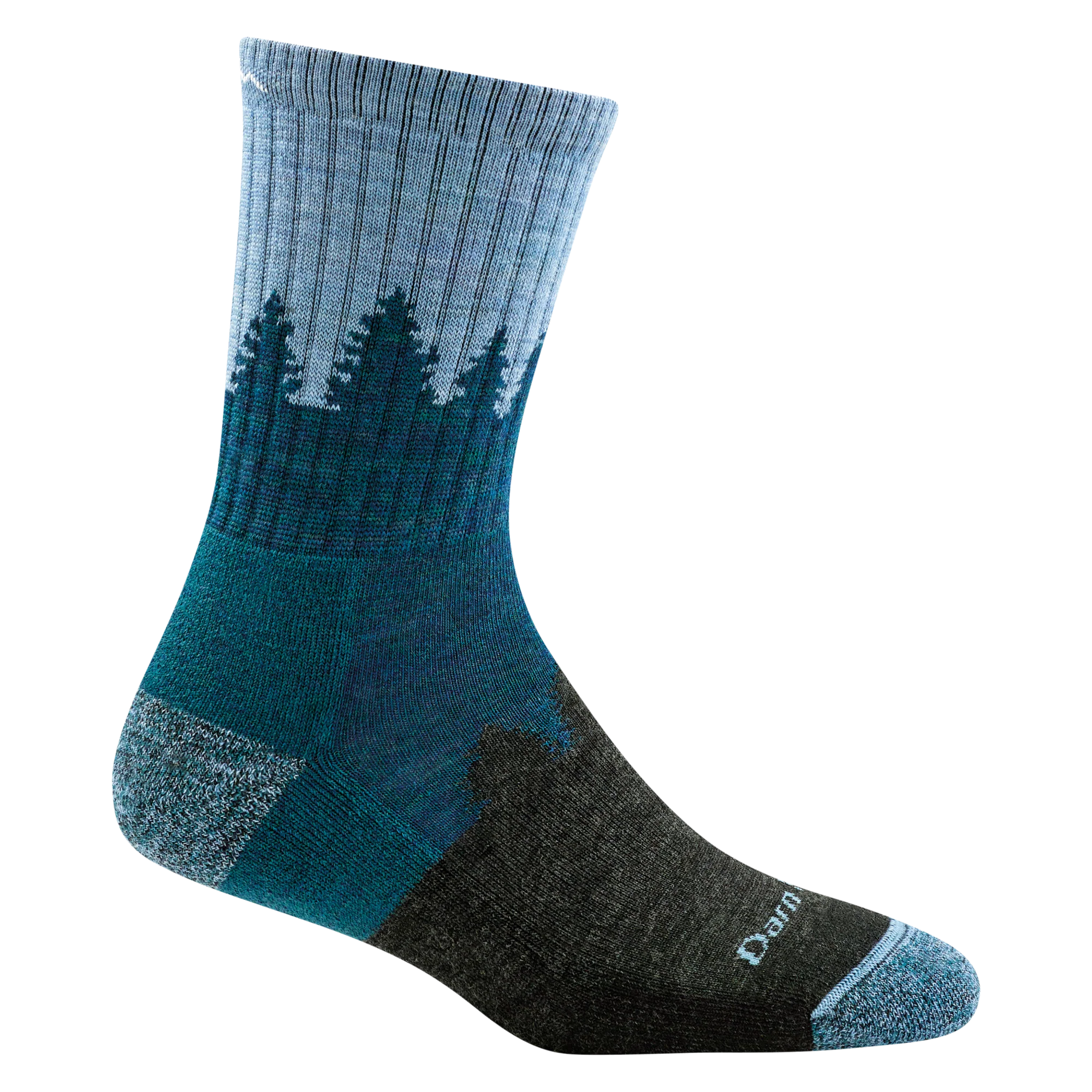 Women's Treeline Micro Crew Midweight Hiking Socks - Image 2