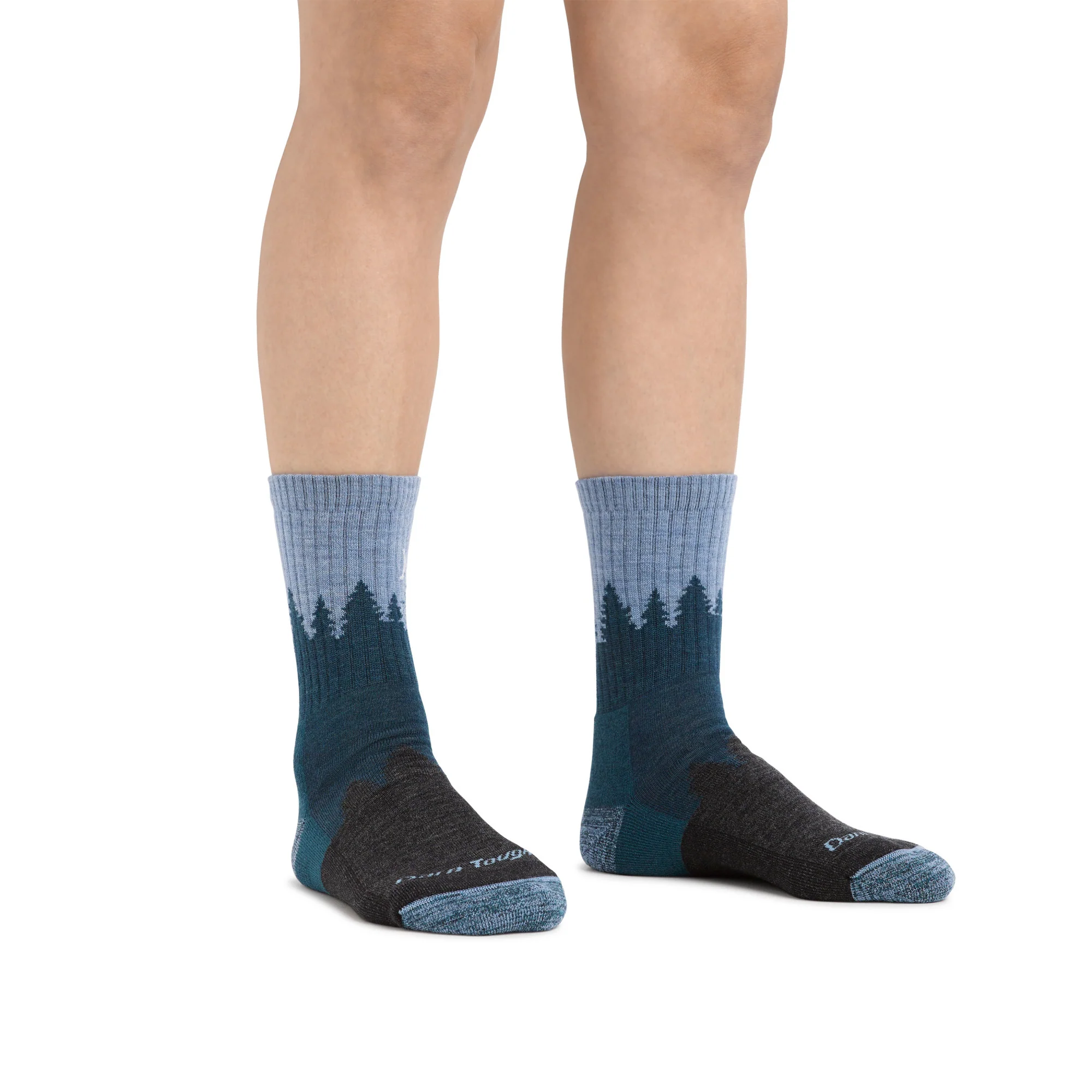 Women's Treeline Micro Crew Midweight Hiking Socks - Image 4