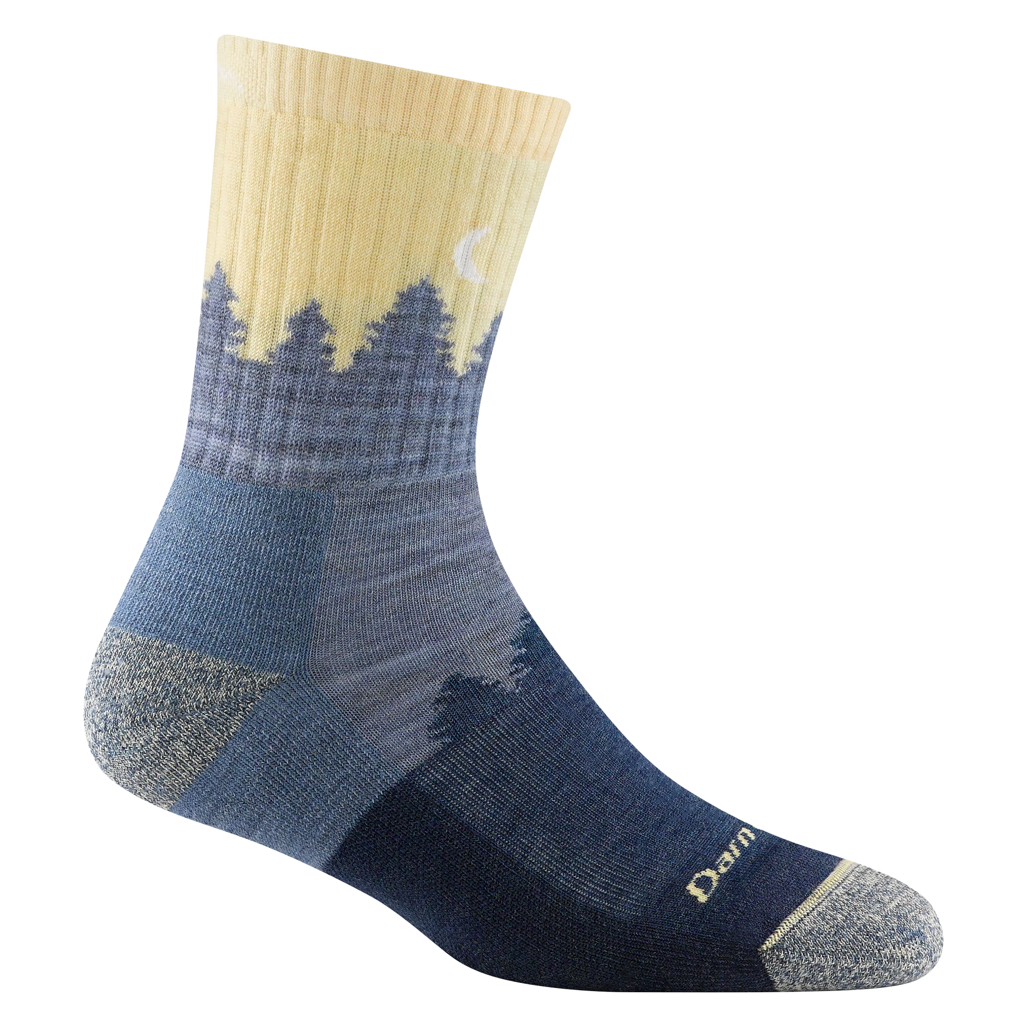 Women's Treeline Micro Crew Midweight Hiking Socks - Image 6