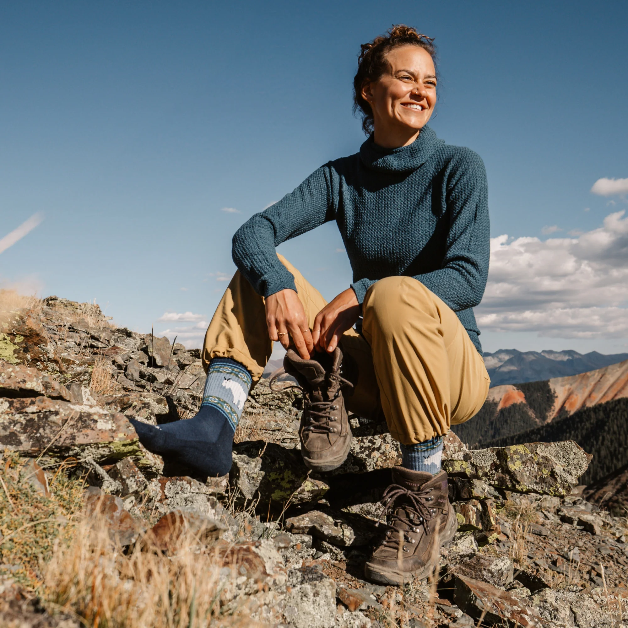 Women's Vanna Grizzle Boot Midweight Hiking Socks - Image 2